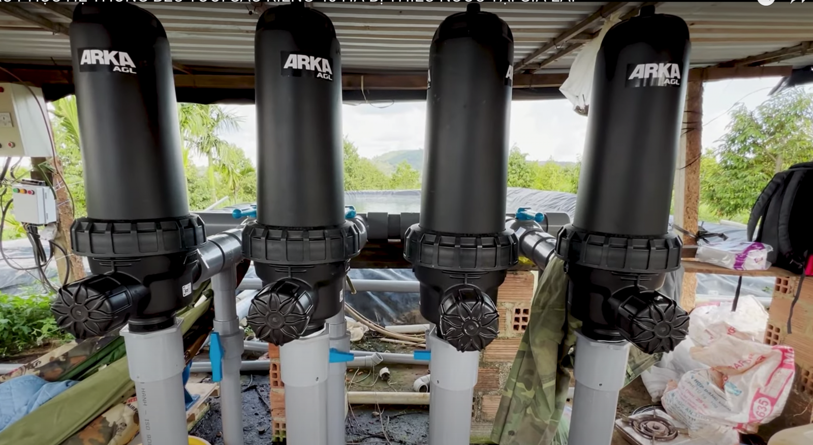 HỆ THỐNG TƯỚI TỰ ĐỘNG CHO CÂY SẦU RIÊNG