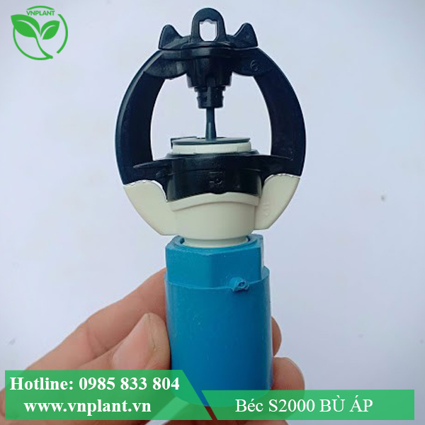 béc bù áp s2000 gắn trên ống PVC 21mm