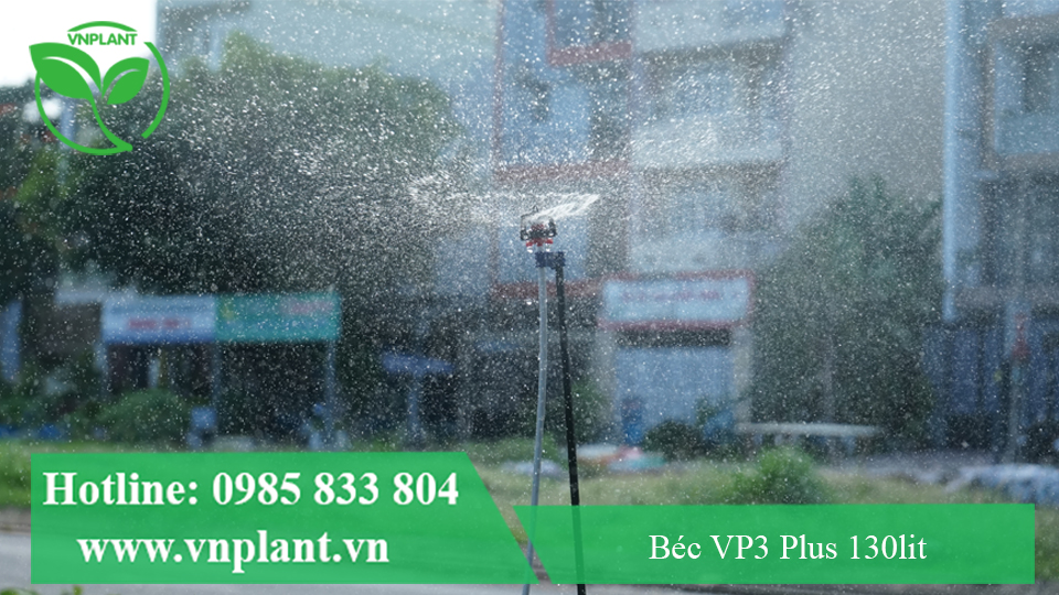 BÉC TƯỚI CÂY VP3 PLUS 130LÍT ĐIỀU CHỈNH ĐƯỢC BÁN KÍNH TƯỚI