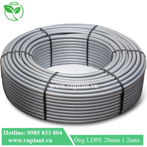 ỐNG PE 20MM DÀY 1.2MM BẠC