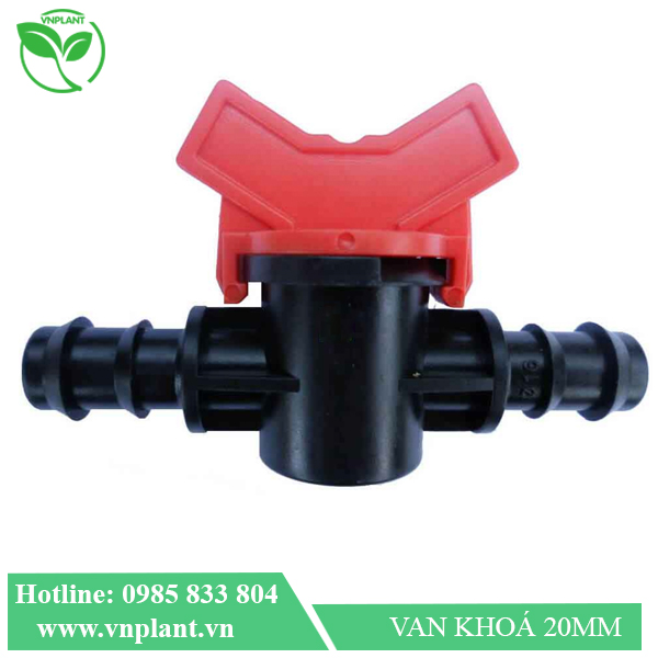 Hình van khoá ống PE 20mm